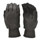 G & F 4408 9OZ. Brown Jersey Gloves, Heavy Weight. Sold by 12-Pair Pack