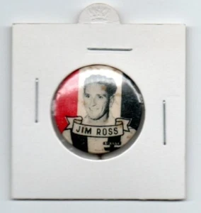 1950 Argus Football Player Badge - ST. KILDA - Jim ROSS - Picture 1 of 2