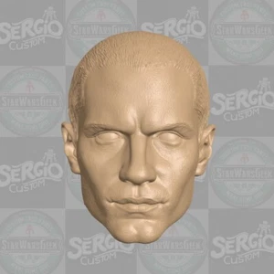 Starkiller Galen Marek custom head for Star Wars Black & 1:18 & 1:6 more figures - Picture 1 of 1