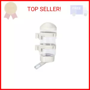 No Drip Dog Kennel Water Bottle Dispenser for Crate, 400ml Dripless Pet Drinking - Picture 1 of 2
