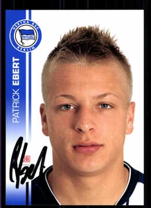 Tarjeta de autógrafo Patrick Ebert Hertha BSC Berlín 2007-08 original + A 120920 - Imagen 1 de 2