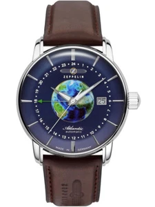 Zeppelin 8468-3 Atlatnic Automatik GMT Herrenuhr 43mm 5ATM - Bild 1 von 2