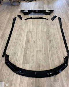 BMW G16 8 Series GC LED Style Gloss Black Body Kit Skirts Diffuser Front Lip - Picture 1 of 13