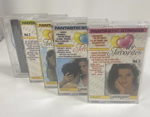 Fantastic Strings My Favorites Music Cassette Tape s By Laser Light Vol. 1-5 - Picture 1 of 6