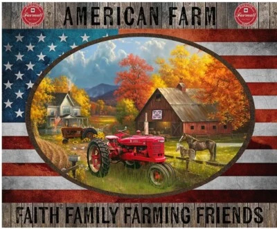 FARMALL Patriotic Panel 36X44 Fabric Material (10524) - Image 1 of 4