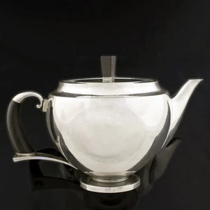 Georg Jensen Silver Teapot w/ Ebony - #506 - Picture 1 of 4
