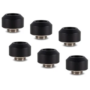 Optimus Hardline Fitting - 1/2", Satin Black, 6-pack - Picture 1 of 7