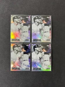 (4) 2018 Topps Chrome Aaron Judge Superstar Sensations #SS-1 Card Lot NY Yankees - Picture 1 of 2