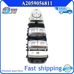 A2059056811 Power Window Switch for Mercedes C300 C350e GLC350e W205 Driver Side - Picture 1 of 9