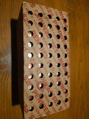 2022 D SEALED 50 ROLL PENNY BOX - Image 1 of 2