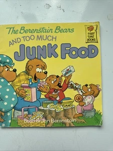 The Berenstain Bears and Too Much Junk Food- by Jan and Stan Berenstain- 1985 pb - Picture 1 of 2