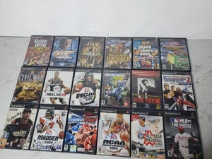 Lot Of 23 Untested PS2 Games, 18 Include Case With Matching Artwork Some Manuals - Picture 1 of 2
