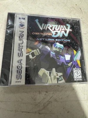 Virtual On Cyber Troopers Net Link Edition (Sega Saturn) Authentic New Sealed - Image 1 of 2