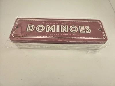 Dominoes Traditional Parlour Games Double Six, 28-piece Set New And Sealed - Image 1 of 4