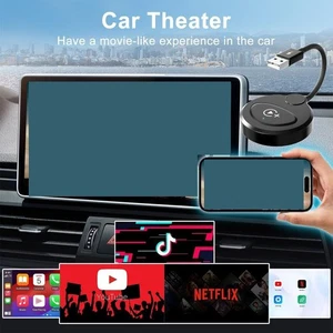 HD Video Output CarPlay Video Adapter Wired to Wireless Converter Car - Picture 1 of 9