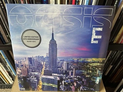 Oasis Standing On the Shoulders of Giants Limited 25th Anniversary Silver Vinyl - Image 1 of 2