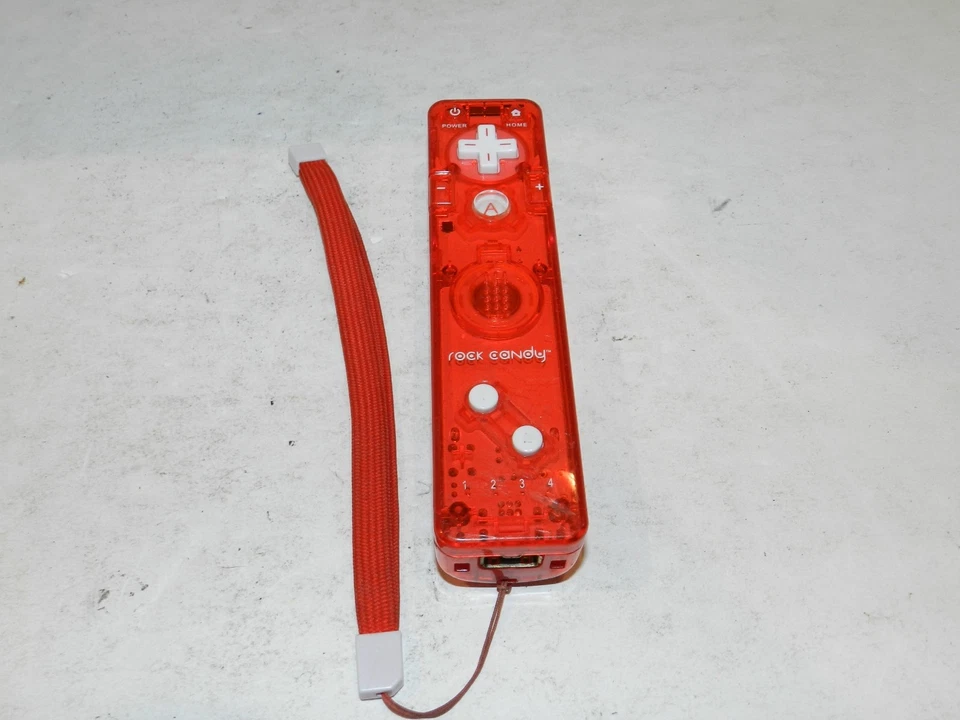 Rock Candy Remote Controllers Nintendo Wii w/ Cover - Tested- You Pick Color - Image 1 of 2
