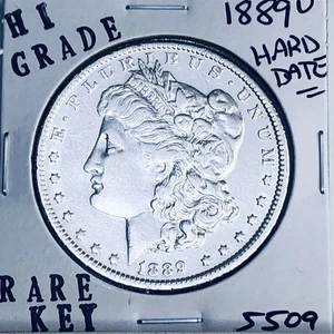 1889 O MORGAN SILBER-DOLLAR HOHE QUALITÄT ECHTE US-PRÄGEANSTALT SELTENE SCHLÜSSELMÜNZE 5509 - Bild 1 von 3