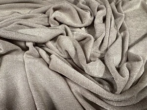 Slinky Stretch Spandex Jersey Fabric, Per Metre - Plain - Grey Stone - Picture 1 of 3