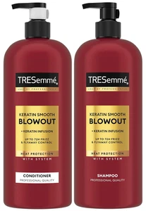 TRESemme Keratin Smooth BLOWOUT Shampoo & Conditioner 28oz, 1 each -Pack of 2 - Picture 1 of 2