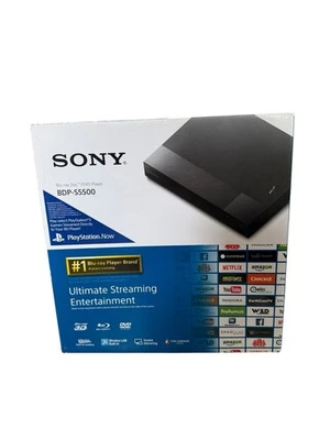 SONY BDP-S5500 BLU-RAY DISC / DVD PLAYER  - NEW IN BOX - Image 1 of 4
