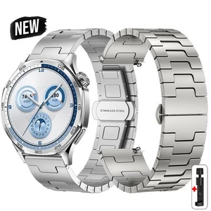 Correa de reloj de metal titanio de 22 mm para reloj Huawei GT5 GT4 46 mm/GT3 correa profesional - Imagen 1 de 14