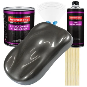 Restoration Shop Anthracite Gray Pearl Acrylic Urethane Gallon Kit Auto Paint - Picture 1 of 5