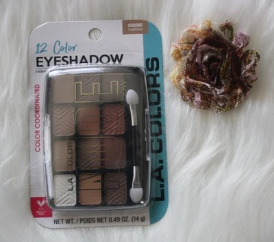 Eyeshadow Bold L.A Colors 12 color Shade & Highlight Eye Shadow Traditional New - Image 1 of 3