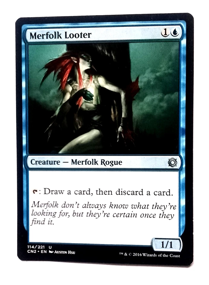 Magic The Gathering Conspiracy: Take The Crown: Merfolk Looter Trading Card - Image 1 of 1