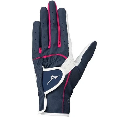 MIZUNO Golf Glove Double Grip 2024 Model Women's Left Hand Navy 21cm 5MJWL451 - Image 1 of 4