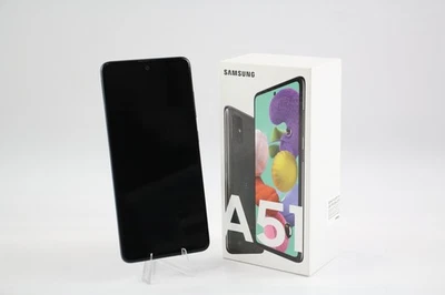 Samsung Galaxy A51 (Unlocked) 128GB Prism Crush Black Grade B Original Box - Image 1 of 4
