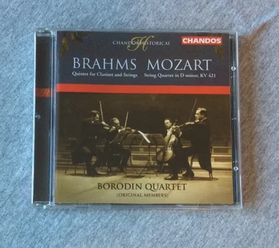 Brahms / Mozart: Borodin Quartet: Quintet/ String Quartet CD: Chandos Historical Foto 1 de 3