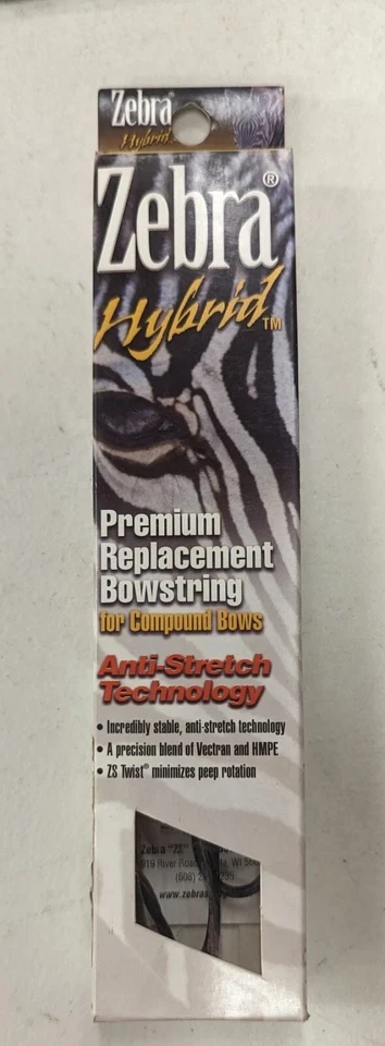 NEW Zebra Hybrid Premium Bowstring 50 3/4" - Image 1 of 1