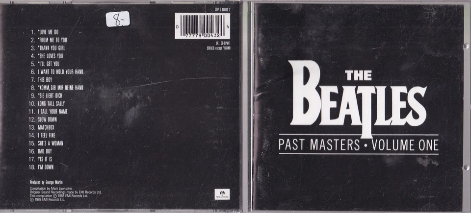 The Beatles – Past Masters • Volume One CD Capitol Records - Bild 1 von 1