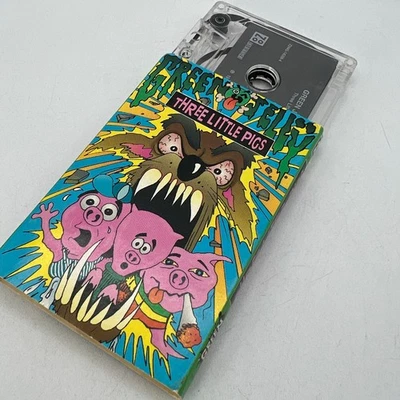 Green Jello Three Little Pigs Obey The Cowgod Rare Cassette Tape Single - Image 1 of 4