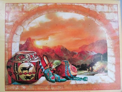 Rompecabezas SunsOut Windows on the Southwest 300 piezas 18 x 24" raro artista James Lee Foto 1 de 4