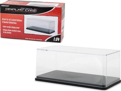 Collectible Display Show Case with Black Plastic Base for 1/24 Scale Models - Image 1 of 2