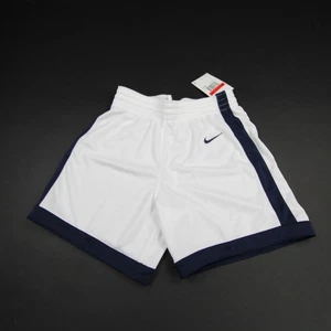 Nike Team Athletic Shorts Girl's White/Navy New with Tags - Picture 1 of 5