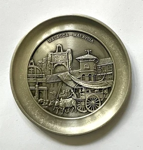 Royal Selangor Pewter Coaster, Malacca Malaysia 83mm diameter - Picture 1 of 2
