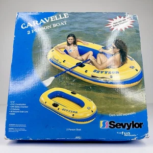 DE COLECCIÓN SEVYLOR CARAVELLE🏖️ | BOTE DE PLAYA INFLABLE PARA 2 PERSONAS (K55D) | NUEVO✨ - Imagen 1 de 7