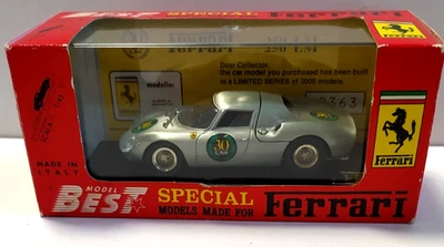BEST MODEL 1:43 AUTO DIE CAST  FERRARI 250 LM 30° ANNIVERSARIO 1964-1994    PR07 - Immagine 1 di 3