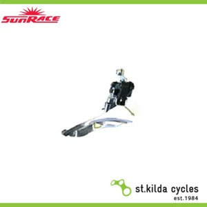 Sunrace Front Derailleur 3 Speed - Clamp Mount Down Pull - 31.8 - Black - Picture 1 of 1