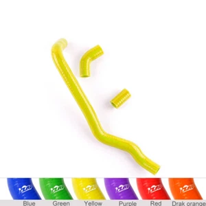 YELLOW FIT YAMAHA WR 250 R/X 2007-2017 HIGH PERFORMANCE SILICONE RADIATOR HOSES - Picture 1 of 6