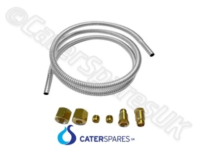 FLEXIBLE 950MM LONG 6MM UNIVERSAL GAS PILOT BUNDY TUBE KIT, NUTS & OLIVES - Image 1 of 4