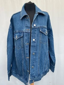 H&M Men's Blue Denim Jacket Size L Cotton Casual - Picture 1 of 10