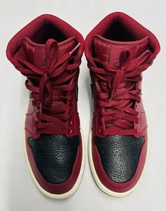 Nike Air Jordan 1 Retro Mid Reverse Banned Team rot schwarz Herren Größe 8 - Bild 1 von 7