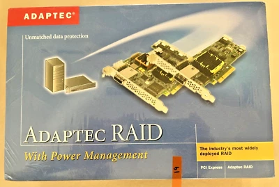 Tarjeta controladora Raid Adaptec ASR-51645 / 2258500-R 512Mb DDR2SATA PCI-Express x8 Foto 1 de 3