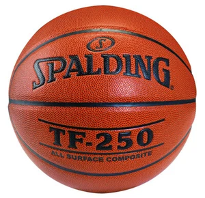 Spalding Tf-250 Official Size 7 Basketball Ball Men Ball Premium Composite Cover - Foto 1 di 4