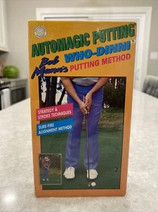 Vintage Automagic Putting Bob Mann’s Who-Dinni Putting Method (1993, VHS) Golf - Picture 1 of 6