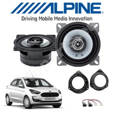 Set 2 Coffers Speakers Rear ALPINE SXE-1025S for Ford Ka From 2009 - Image 1 of 4